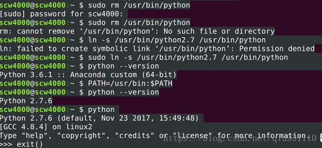 【ubuntu】：Ubuntu下更改默认Python版本_python_04