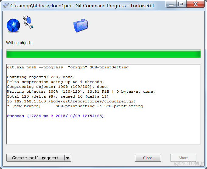 TortoiseGit创建分支合并_git_06