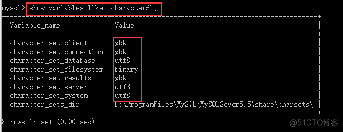 《1---关于解决MySQL在控制台插入中文乱码问题》_数据库_11