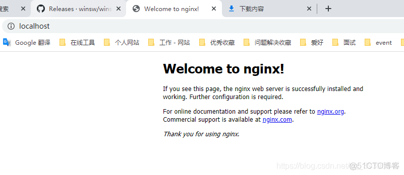 windows下快速安装nginx 并配置 开机自启动_负载均衡_08