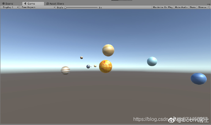 用Unity3D实现太阳系仿真_解决方案_06