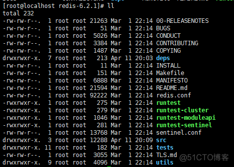 linux下redis安装使用_解压文件_04