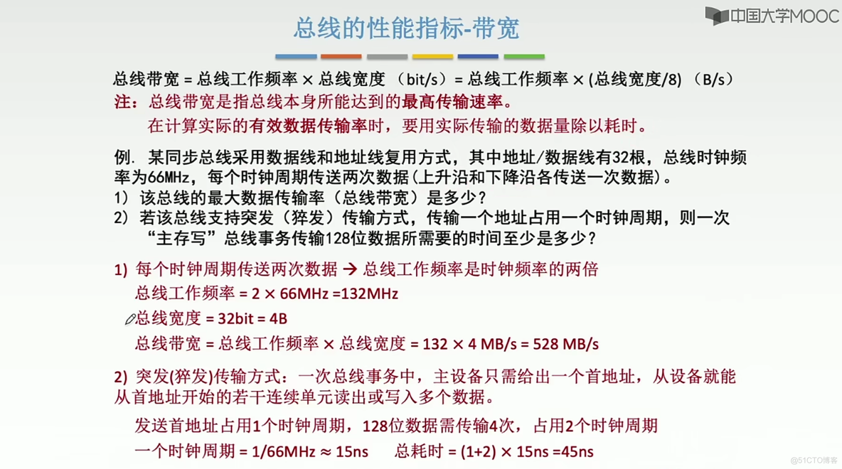 计算机组成原理笔记  第六章 总线_学习_17