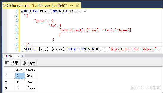 Sql Server 处理 Json 相关技术小结_路径表达式_02