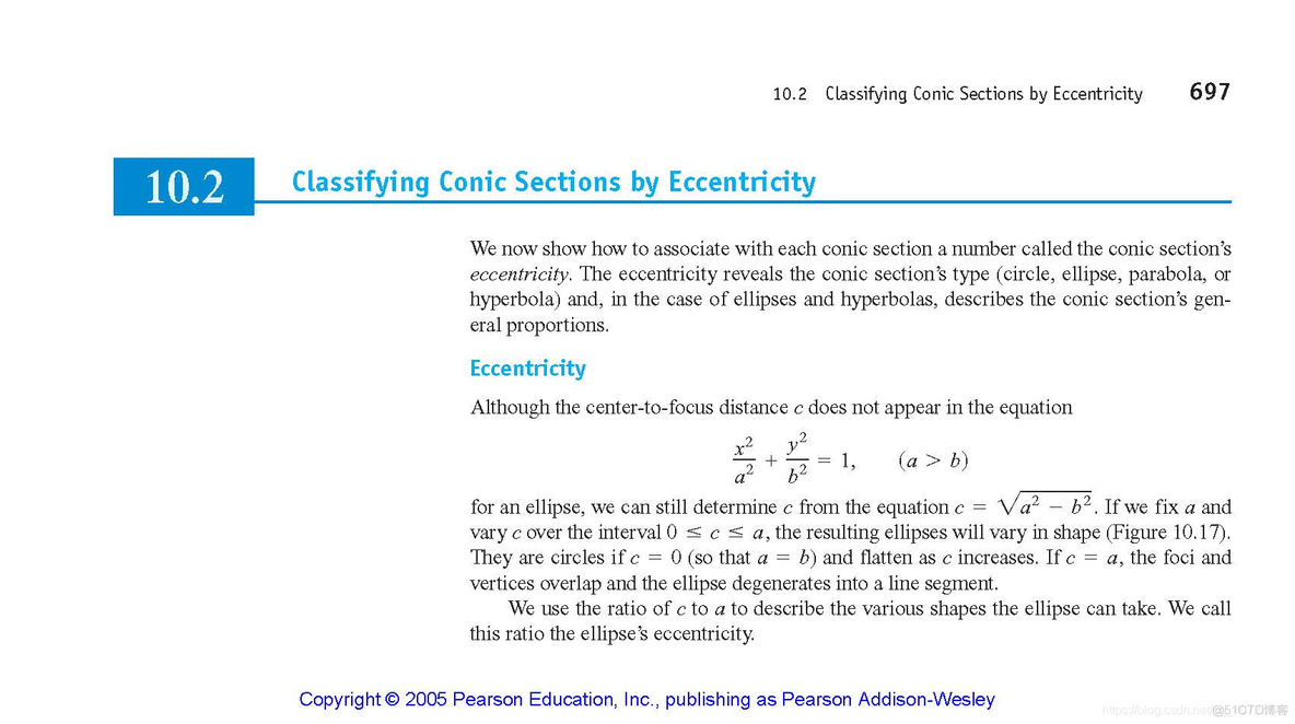 Chapter 10：Conic Sections and Polar Coordinates_微积分_10