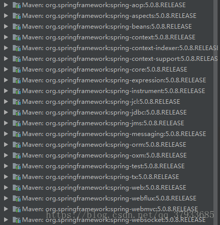 maven 导入spring framework 5.08 全部jar包_mvc_02