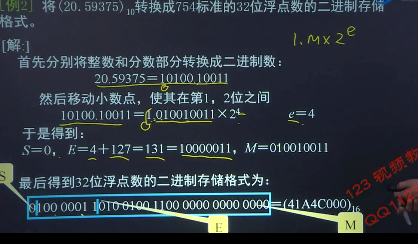 计算机组成原理(2)——数据的表示与运算_浮点数_63