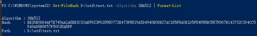 Windows10计算文件SHA1 SHA256 SHA384 SHA512 or MD5_microsoft_04