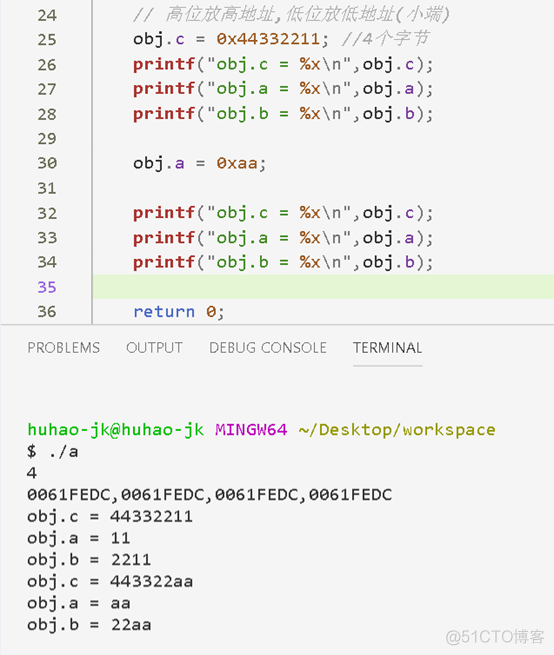 C语言基础 (11) 结构体 ,共用体 枚举 typedef_共用体_18