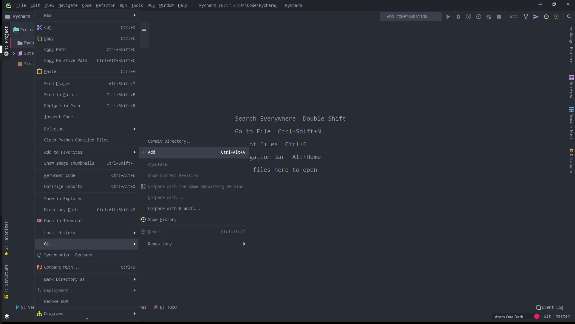 使用 Pycharm 连接 Github 并上传项目_git_10