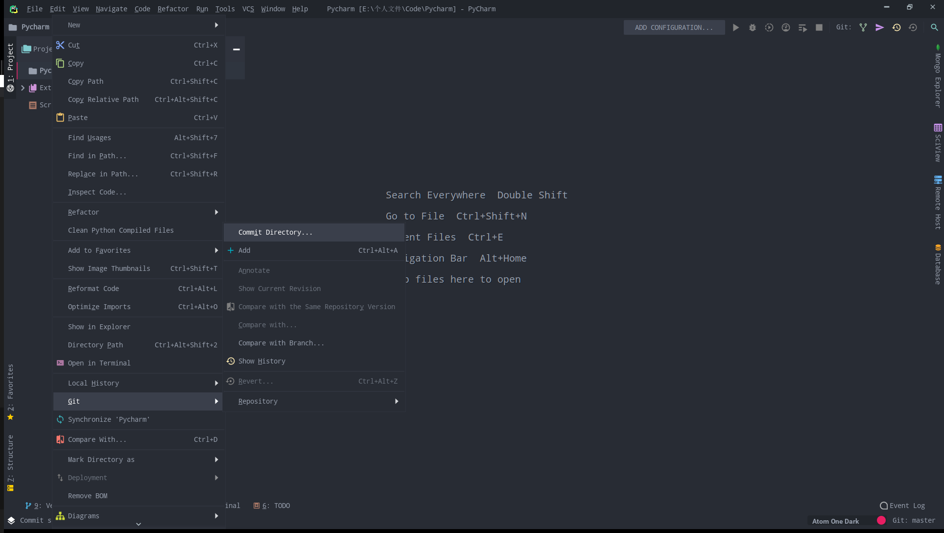 使用 Pycharm 连接 Github 并上传项目_git_11