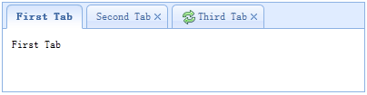 EasyUI：Tabs 标签页/选项卡_ico