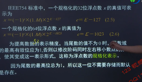 计算机组成原理(2)——数据的表示与运算_浮点数_58