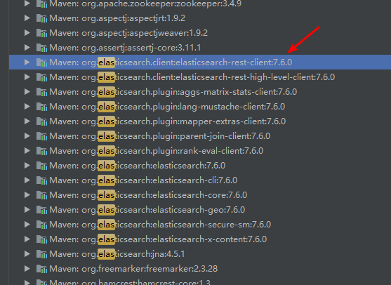 maven包引入问题ClassNotFoundException: org.elasticsearch.client.Cancellable_elasticsearch_05