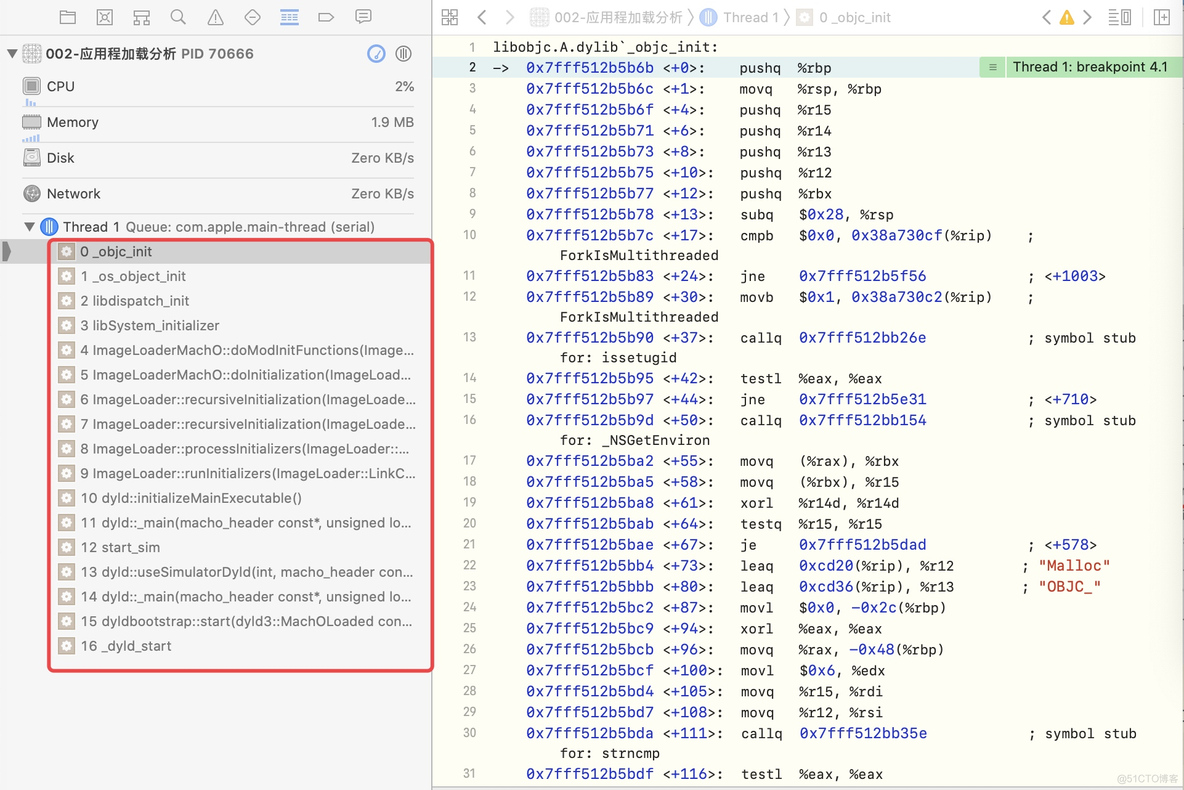 iOS-底层原理 15：dyld加载流程_App启动_39