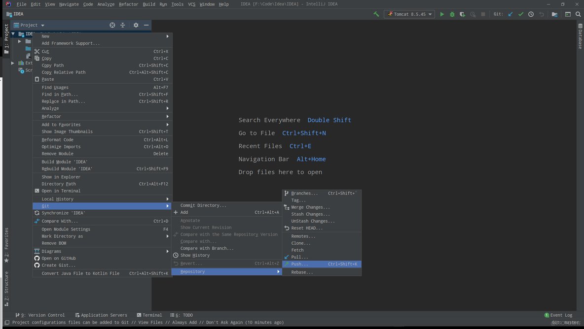 使用 IntelliJ IDEA 如何连接 Github 并上传项目_推送_14