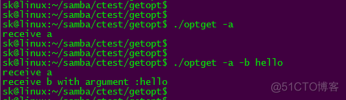 c语言命令行选项处理函数getopt和getopt_long() 函数使用_getopt_long