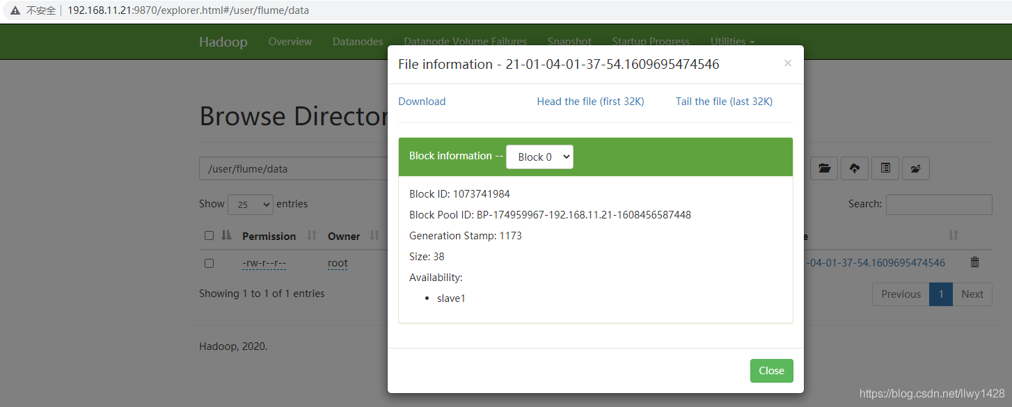 记一次  Centos7.x  Hadoop3.x 集群安装部署 Flume v1.9.0_flume_10