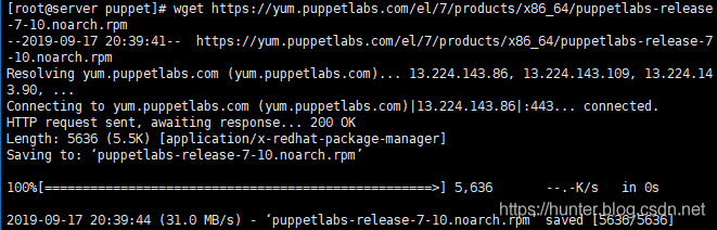 记一次  Centos7 搭建  Puppet  集群_Puppet_05