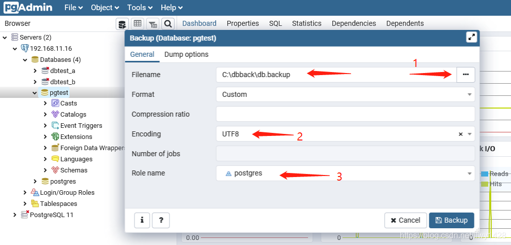 记一次  Windows10 使用 PgAdmin 备份 PostgreSql 数据库_postgresql_22