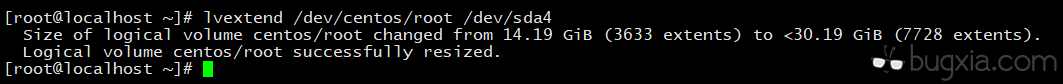 【转】lvextend 无法使用 virtualbox 扩容的vdi_centos_16