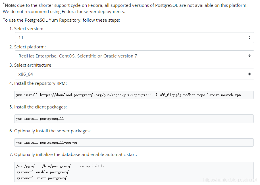 记一次 Centos7 安装 PostgreSql 数据库-指定数据存放地址_centos_02