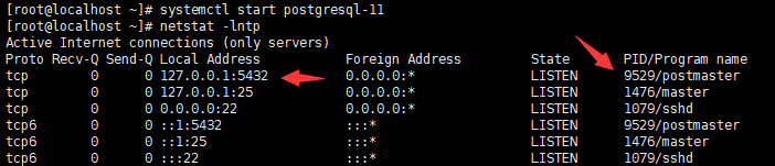 记一次  Centos7.4  使用  yum  安装 PostgreSql  v11_数据库_08