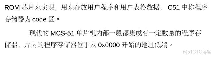 初识单片机    单片机内部结构与引脚分布     单片机的存储组织结构_51单片机_12