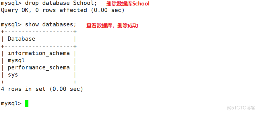 MYSQL（二）数据库基本命令操作_表名_10