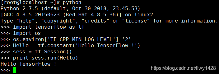 记一次   Centos7.2 x64 安装 TensorFlow_tensorflow_06