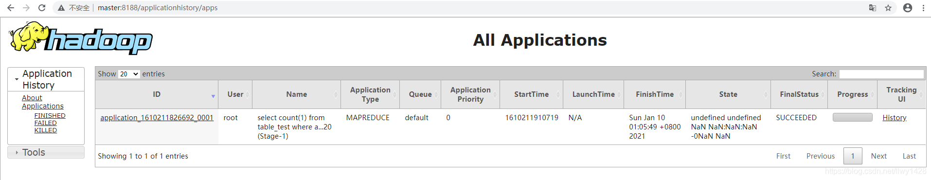 记一次  Hadoop 3.x 集群 YARN 启动 timelineserver（ApplicationHistoryServer） 服务_mapreduce_06