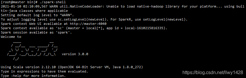 记一次  基于Hadoop 3.3.0 安装部署 Spark 3.0.0 分布式集群 spark-shell 运行 WordCount_java