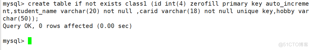 MYSQL（二）数据库基本命令操作_表名_31