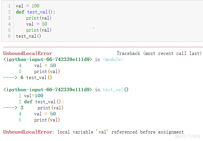 Python UnboundLocalError: 报错的解决方法_51CTO博客_python报错nonetype怎么解决