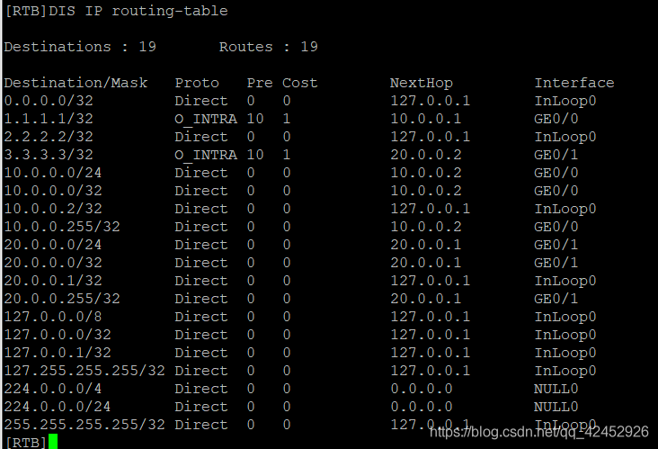 HCL  OSPF虚链接实验_3c_03