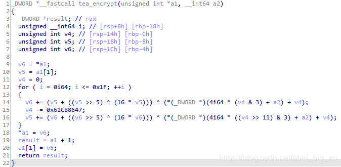 TEA加密_i++