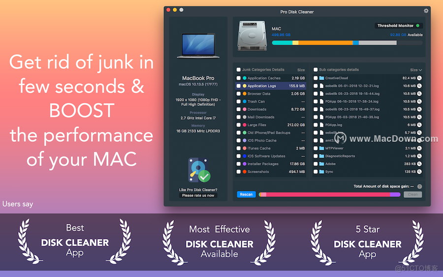 苹果mac磁盘清理工具：Pro Disk Cleaner_苹果mac_04