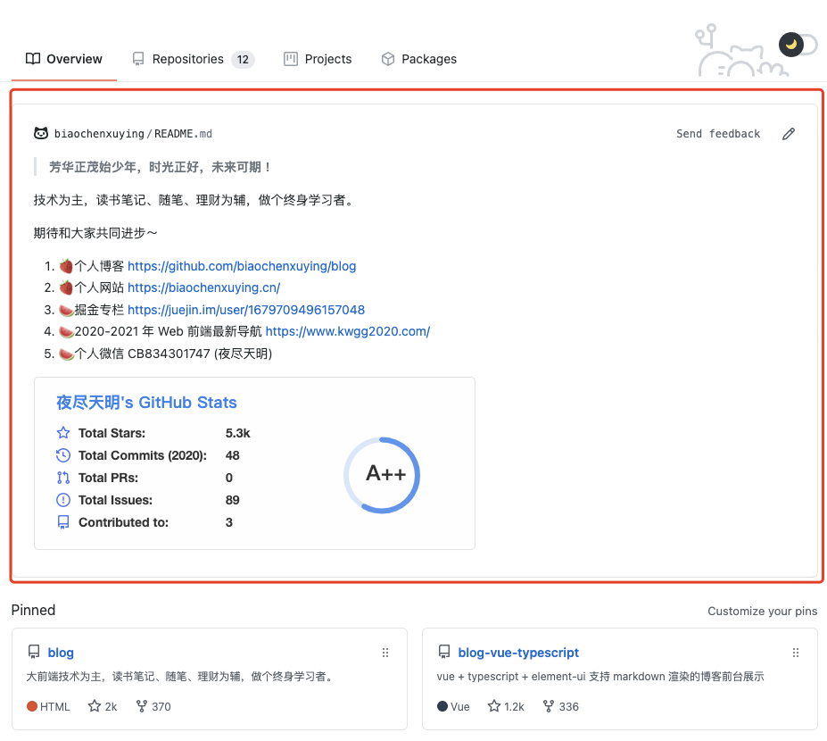 推荐 10 个 GitHub 上最火的程序员简历项目，少说加薪 3K 的简历技巧！_js_13