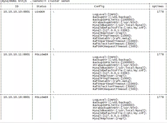 高可用 | Xenon 实现 MySQL 高可用架构 常用操作篇_MySQL_02