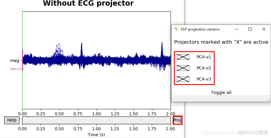 Python-EEG工具库MNE中文教程(11)-信号空间投影SSP 应用_BCI_06
