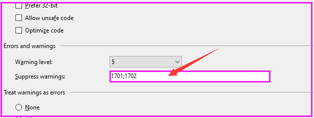 vs2019代码警告信息消除方法_知识_02