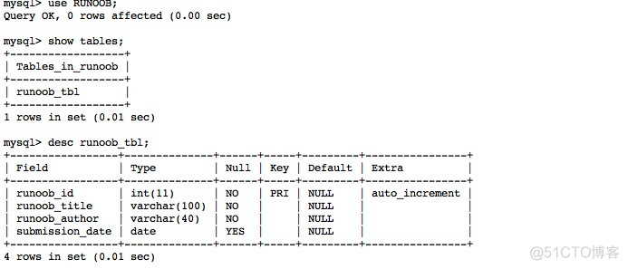 MySQL 创建数据表_mysql