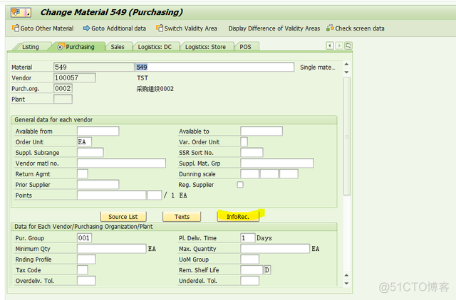 SAP RETAIL MM42维护的采购价格，等同于ME11&ME12的效果_ME11_02