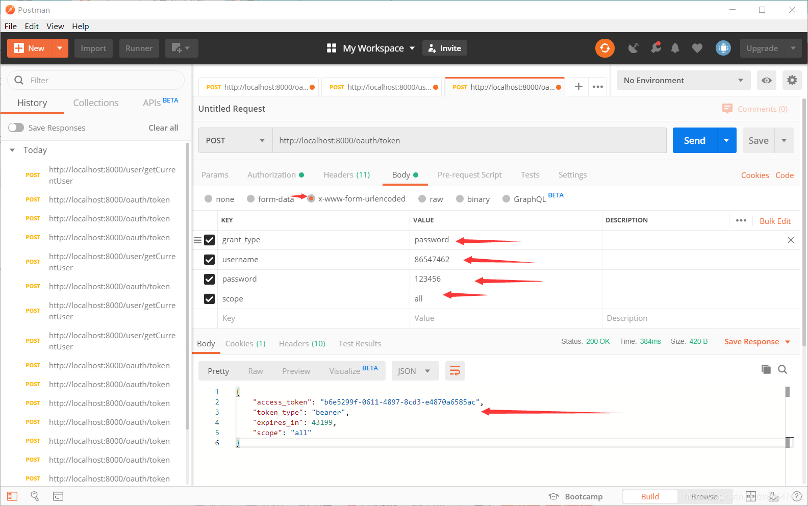 Spring Security + OAuth2.0_redis_12