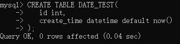 MySQL无法给date类型的列设置默认值的解决方法_MySQL_02