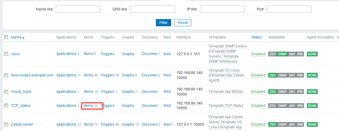 Zabbix监控web,MySQL,TCP状态，Nginx_配置文件_44