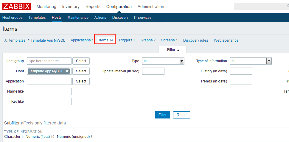 Zabbix监控web,MySQL,TCP状态，Nginx_mysql_25