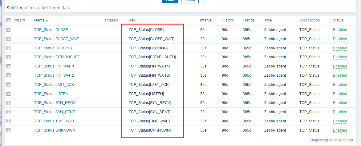 Zabbix监控web,MySQL,TCP状态，Nginx_取值_41