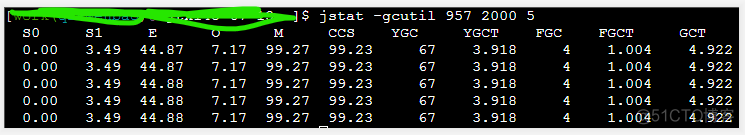 JAVA系列：查看垃圾回收命令 jstat -gcutil pid使用方法_元数据_02