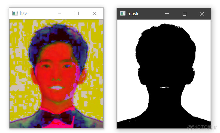 教你用OpenCV 和 Python给证件照换底色（蓝底 <->红底->白底）_缩放_05